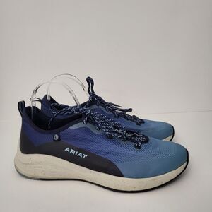 ARIAT Shift Runner Sneakers Womens 10.5  Blue Athletic Comfort Shoes 10042567